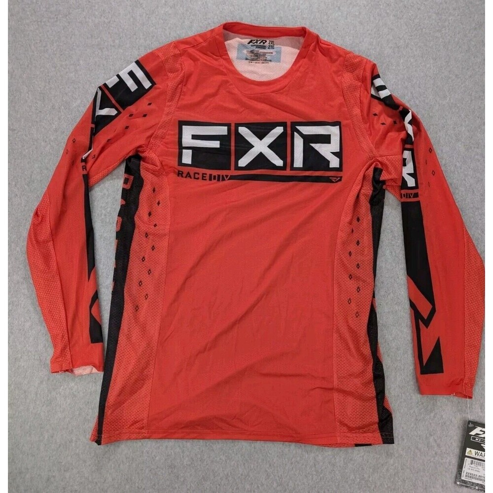 FXR Podium Pro LE Mens MX Offroad Jersey Racing Red/Black‎ Size 2XL Slim Fit XL